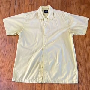 Short sleeves silver tab cotton shirt